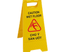 Bảng nhựa cảnh báo (khu vực đang sửa chữa, chú ý sàn ướt, khu vực nguy hiểm, khu vực đang thi công)