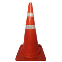 75cm high Pe plastic reflective cone