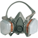 3M 6200 American gas mask