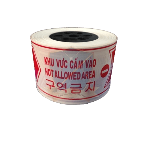 Dây cảnh báo trắng đỏ