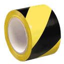 Yellow and black adhesive tape