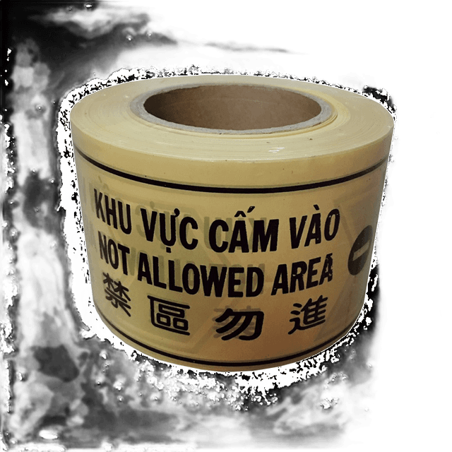 Dây cảnh báo khu vực cấm