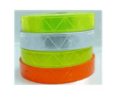 Reflective fabric cord (blue, orange, gray)
