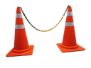 Traffic warning pole