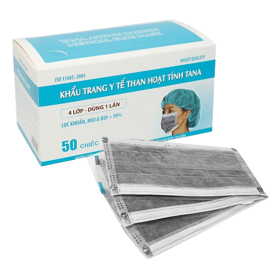 Khẩu trang Y tế than hoạt tính