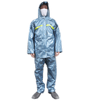 Chemical and acid resistant rubber coated clothing