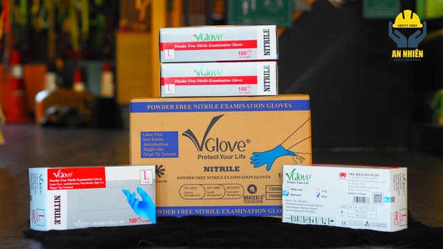 Găng tay cao su y tế VGlove Nitrile (không bột)