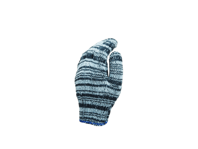 Salt and pepper wool gloves