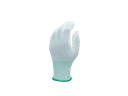 WHITE PU COATED FIBER GLOVES