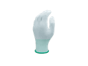 White PU finger coated gloves