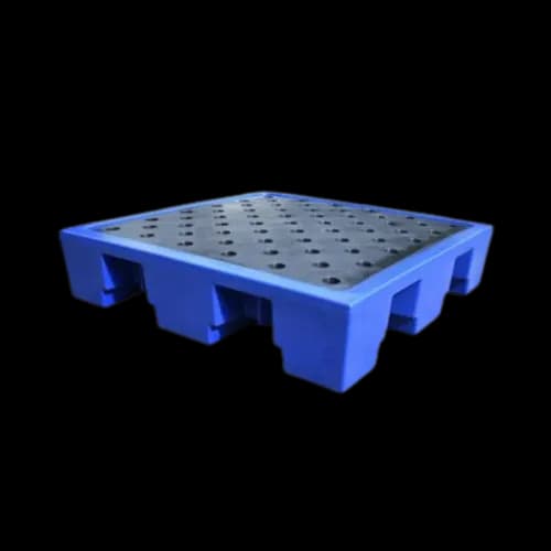 Pallet chứa hóa chất xanh
